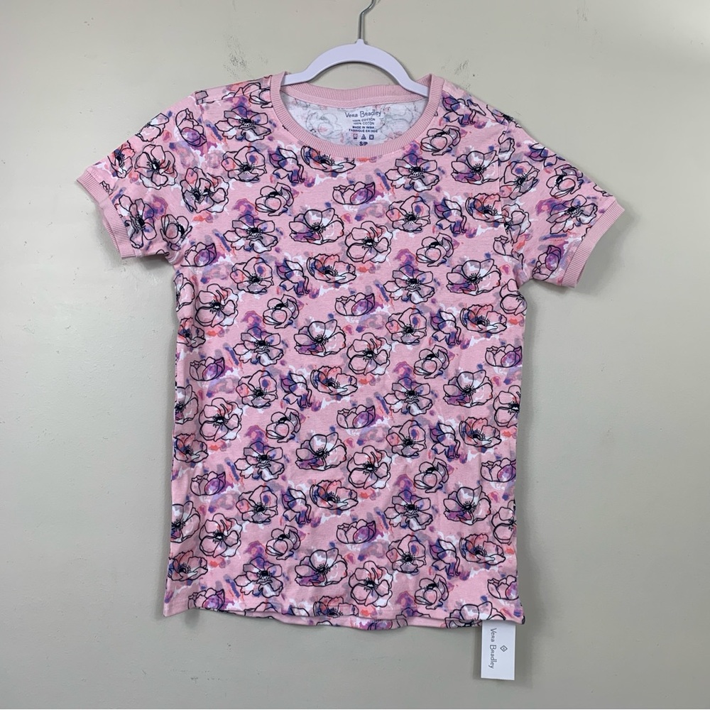 Vera Bradley Ribbed Pajama Shirt-S